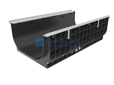 Лоток водоотводный Gidrolica Super (Супер) ЛВ -50.55.33 - пластиковый, кл. Е600