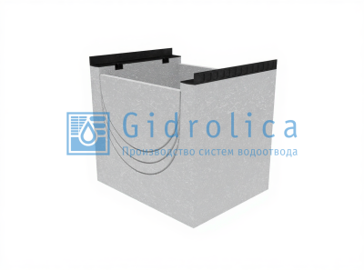 Пескоулавливающий колодец бетонный (СО-400мм), односекционный с чугунной насадкой ПКП 50.54(40).100(95) - BGM