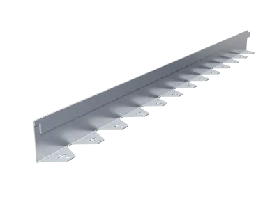 Бордюр Gidrolica Line Steel L-образный из оцинкованной стали 1200х80х45х1,5мм