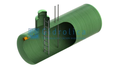 Топливная емкость Gidrolica Tank Fuel/горизонтальный вариант/1070х7450мм