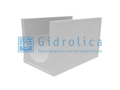 Лоток водоотводный бетонный коробчатый (СО-500мм), с уклоном 0,5%  КUу 100.65(50).64(55) - BGU-XL, № 38