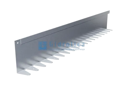 Бордюр Gidrolica Line Steel L-образный из оцинкованной стали 1200х180х70х1,5мм