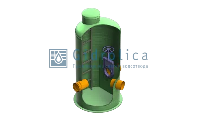 Gidrolica LOS-KK/колодец отбора проб/140/420