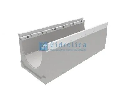 Лоток водоотводный бетонный коробчатый(СО-150мм), с оцинкованной насадкой, с уклоном 0,5% КUу 100.24,8 (15).34,5(28) - BGZ-V, № 21 Лоток водоотводный бетонный коробчатый(СО-150мм), с оцинкованной насадкой, с уклоном 0,5% КUу 100.24,8 (15).34,5(28) - BGZ-V, № 21