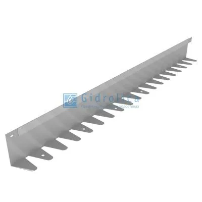 Бордюр Gidrolica Line Steel (Лайн Стил) L-образный из оцинкованной стали 1200х60х70х1,5мм