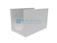 Лоток водоотводный бетонный коробчатый (СО-500мм), с уклоном 0,5% КUу 100.60,3(50).48,5(39,5) - BGU, № 7