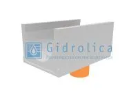 Лоток водоотводный бетонный коробчатый (СО-500мм), с водосливом КUв 100.65(50).47,5(38,5) - BGU-XL, № 5-0